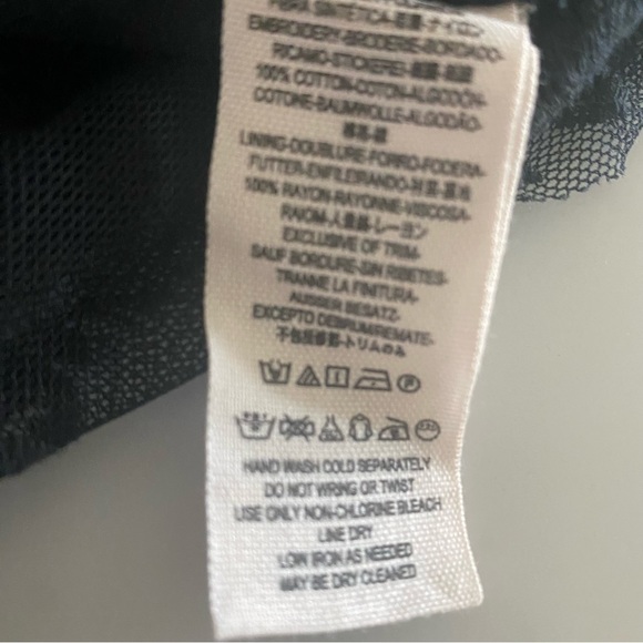 Free People Black Lace Dress EUC - Picture 6 of 6